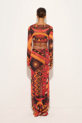 Vivara Print Tulle Crop Top
WOMAN Pucci