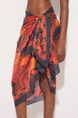 Orchidee Print Cotton Sarong
WOMAN Pucci