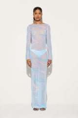 Marmo Print Tulle Long Dress
WOMAN Pucci