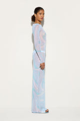 Marmo Print Tulle Long Dress
WOMAN Pucci