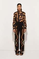 Labirinto Print Silk Twill Shirt
WOMAN Pucci