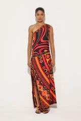 Marmo and Soleil Prints Asymmetrical Silk Dress
WOMAN Pucci