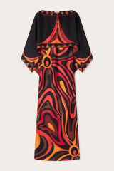 Marmo Print Silk Dress with Cape
WOMAN Pucci