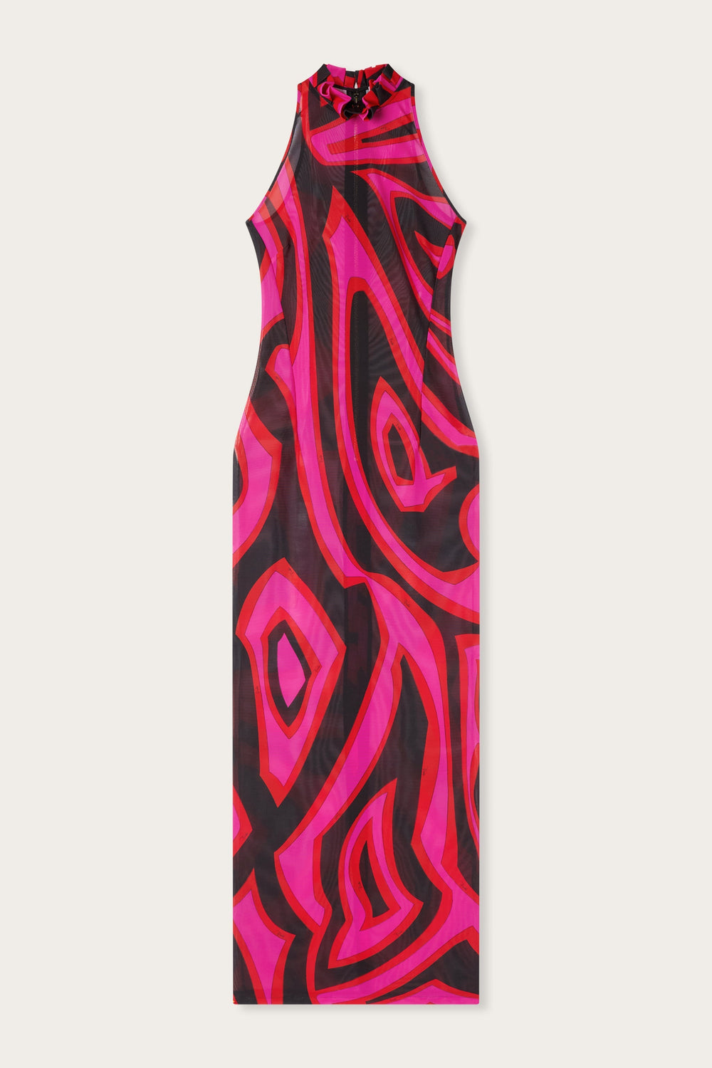 Labirinto Print Long Fitted Dress
WOMAN Pucci