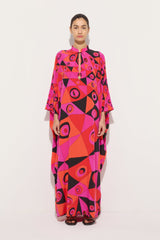 Occhi Print Silk Kaftan
WOMAN Pucci