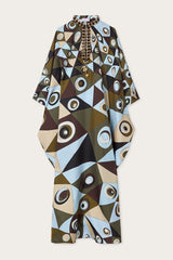 Occhi Print Silk Kaftan with Embroidery
WOMAN Pucci