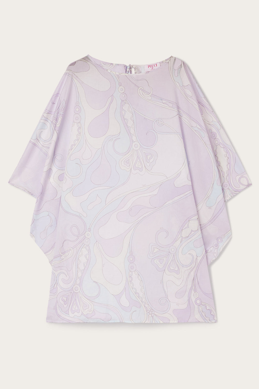 Orchidee Print Short Cotton Kaftan
WOMAN Pucci