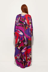 Orchidee Print Long Silk Kaftan
WOMAN Pucci