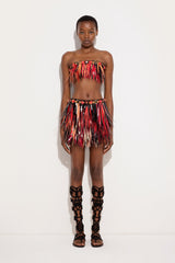 Embroidered Bandeau Top
WOMAN Pucci