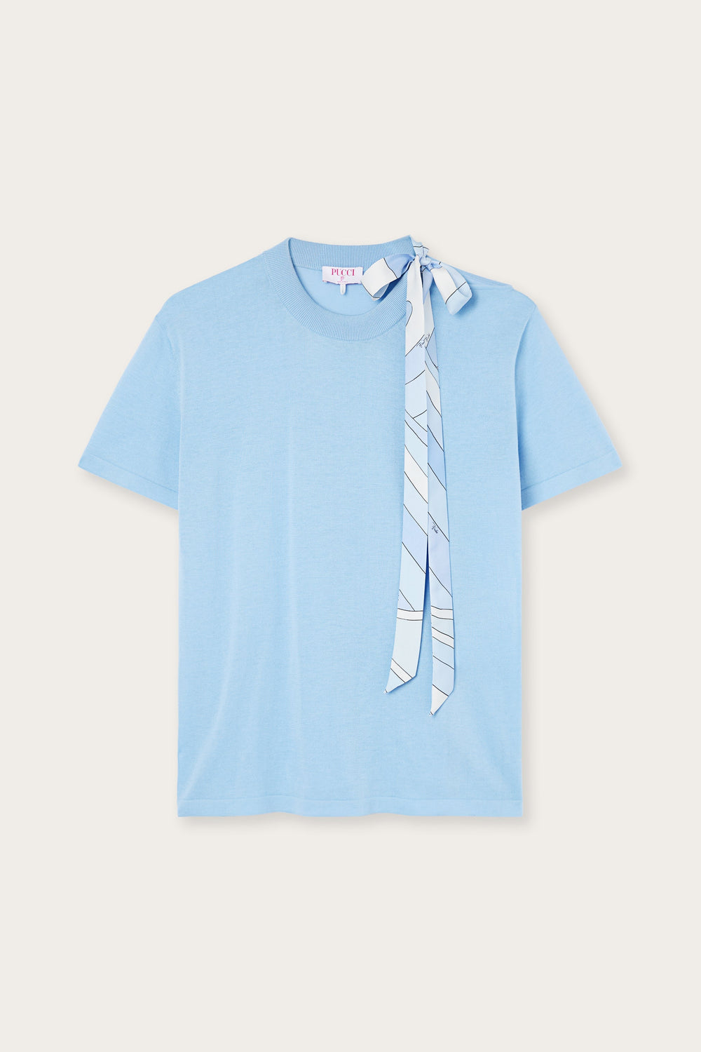 Silk Detail T-Shirt
WOMAN Pucci
