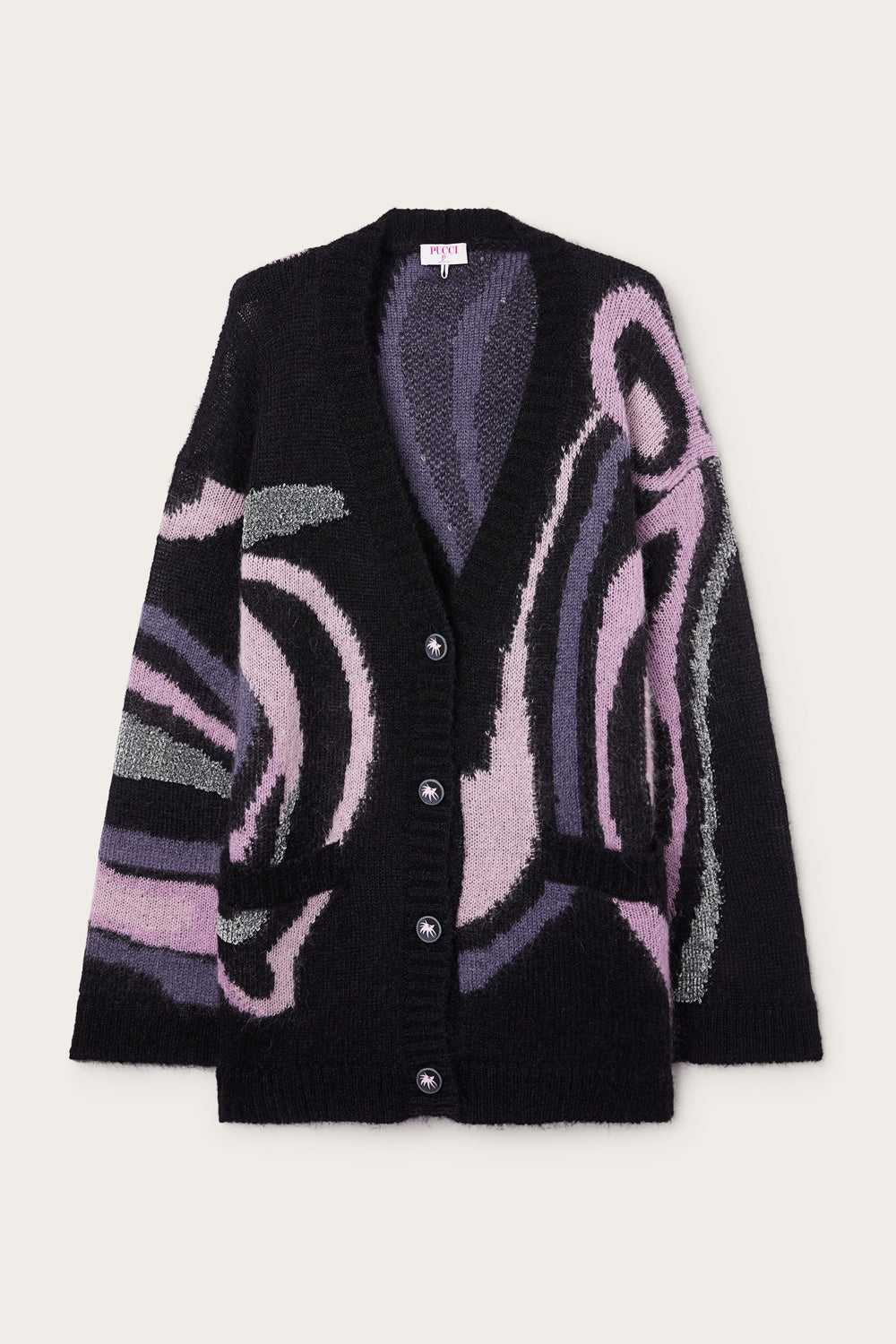 Oversized Cardigan with Marmo Inlay
WOMAN Pucci
