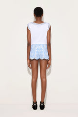 Angoli Print Scallop trim shorts
WOMAN Pucci