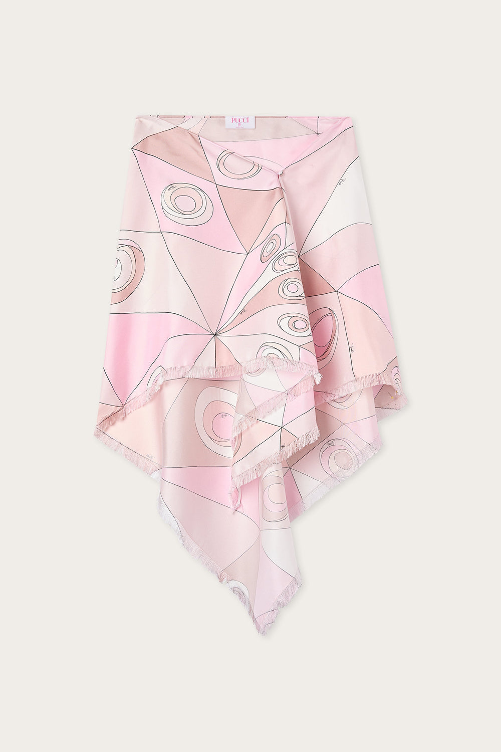 Occhi Print Asymmetrical Silk Skirt
WOMAN Pucci