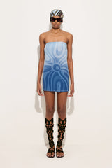 Marmo Print Short Denim Dress
WOMAN Pucci