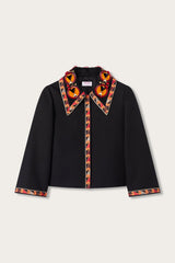 Cotton Jacket with Embroidered Collar
WOMAN Pucci
