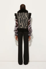 Tweed Waistcoat with Fur Details
WOMAN Pucci