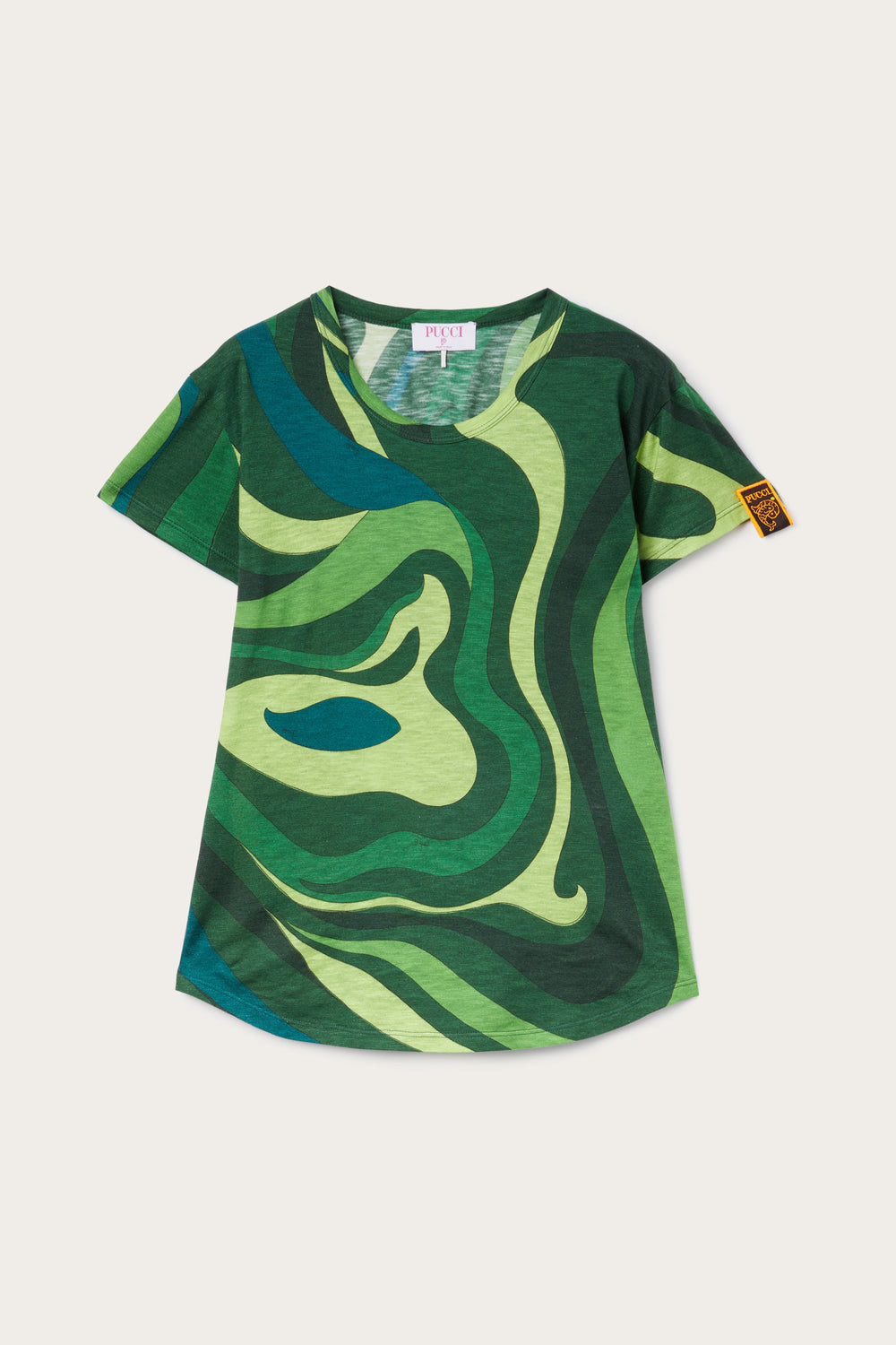 Flamed Jersey T-Shirt with Allover Print
WOMAN Pucci