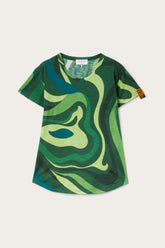 Flamed Jersey T-Shirt with Allover Print
WOMAN Pucci