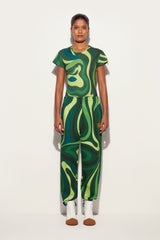 Flamed Jersey T-Shirt with Allover Print
WOMAN Pucci