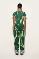 Flamed Jersey T-Shirt with Allover Print
WOMAN Pucci