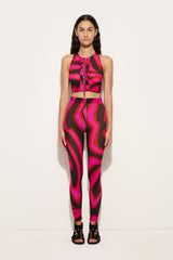 Labirinto Print Ruffle Sleeveless Top
WOMAN Pucci