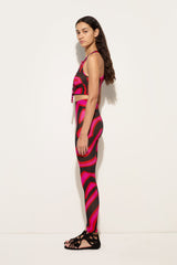 Labirinto Print Ruffle Sleeveless Top
WOMAN Pucci