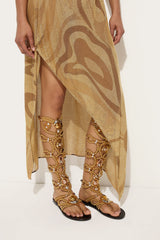 Embellished Gladiator Sandals
WOMAN Pucci