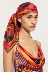 Orchidee Print Silk Carrè
WOMAN Pucci