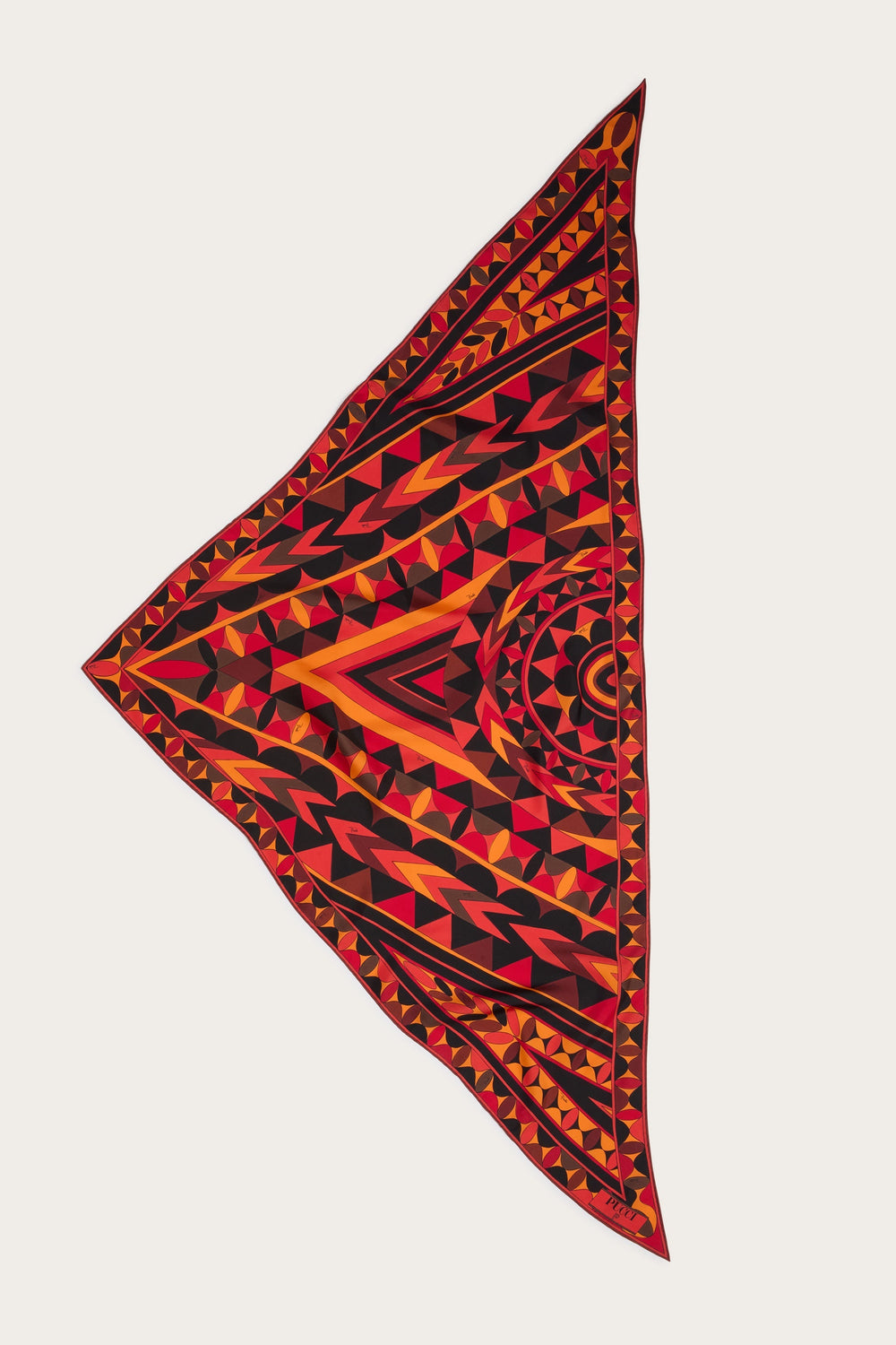 Manuba Print Silk Triangle Scarf
WOMAN Pucci