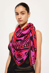 Soleil Print Wool and Silk Pashmina
WOMAN Pucci