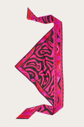 Labirinto Print Silk Triangle Scarf
WOMAN Pucci