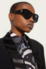 Cat-Eye Sunglasses with Inside Print
WOMAN Pucci