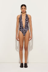Labirinto Print Deep Neckline Swimsuit
WOMAN Pucci