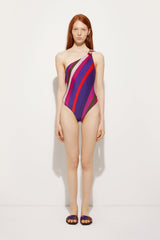 Iride Print One-Shoulder Swimsuit
WOMAN Pucci