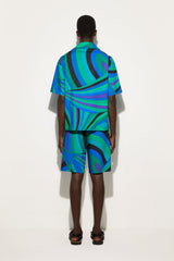 Iride Print Bowling Shirt
Pucci