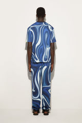 Flamed Jersey T-Shirt with Allover Print
Pucci