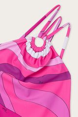 One-Shoulder Marmo Print One-Piece Swimsuit
Pucci