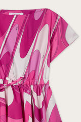 Onde Print Dress with Asymmetrical Skirt
Pucci