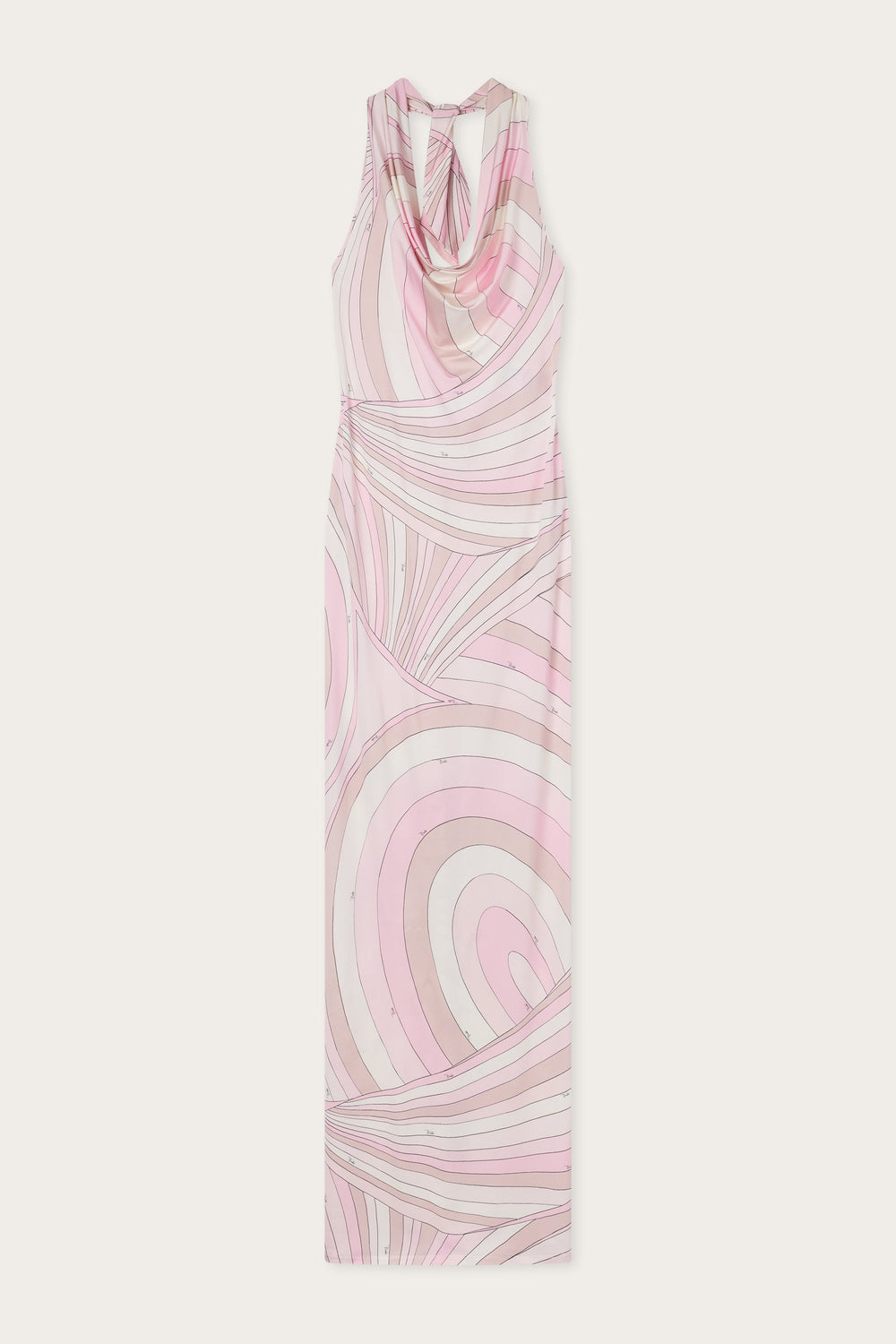 Iride Print Draped Neckline Dress
WOMAN Pucci