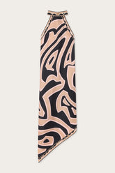 Labirinto Print Silk Dress with Halter Neckline
WOMAN Pucci