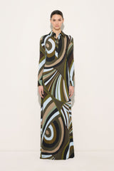 Iride Print Chemisier Dress
WOMAN Pucci