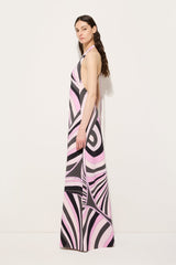 Iride Print Long V-Neck Dress
WOMAN Pucci
