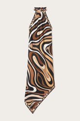 Marmo Print Long Dress with Halter Neck
WOMAN Pucci