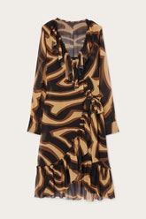 Labirinto Print Wrap Dress
WOMAN Pucci