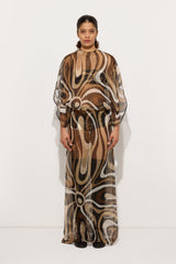Marmo Print Long Creponne Dress
WOMAN Pucci