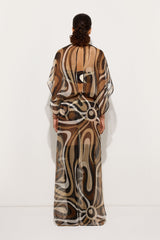 Marmo Print Long Creponne Dress
WOMAN Pucci