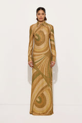 Iride Print Jersey Lamé Dress
WOMAN Pucci