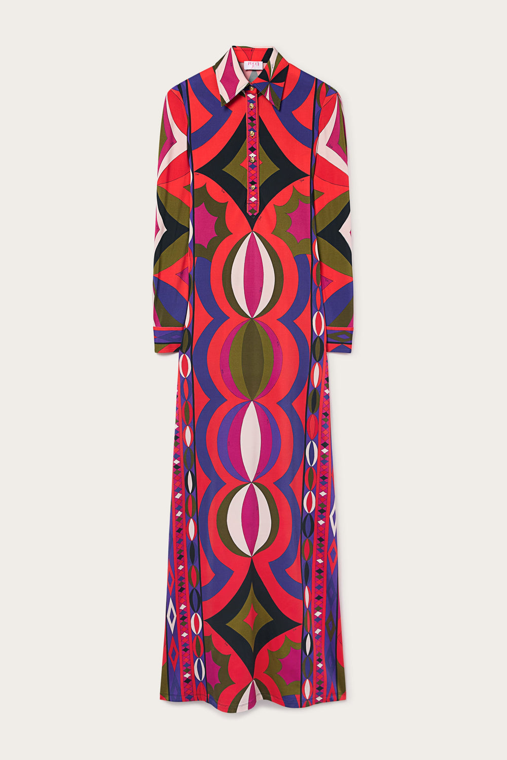 Collane Print Jersey Satin Dress
WOMAN Pucci