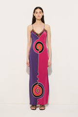 Astro Print Long Crêpe de Chine Dress
WOMAN Pucci