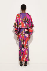 Orchidee Print Long Dress with Shawl
WOMAN Pucci